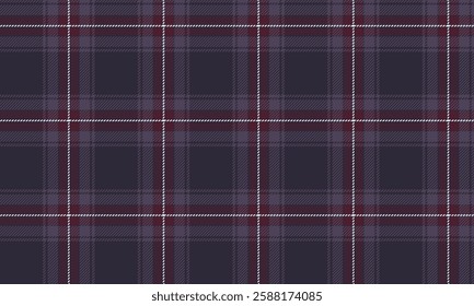 Seamless plaid pattern, purple, red, white, suitable for designing clothes, skirts and pants, adding a striking and colorful touch to any style of dress.