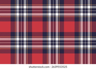 Seamless plaid pattern, red, blue, white, yellow, classic and fresh feel, suitable for designing clothes, skirts and pants, adding a distinctive and interesting style.