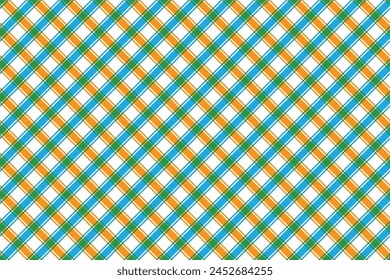 Seamless plaid pattern. Traditional Scottish fabric ornament. Stylish wallpaper for web design, textile printing and wrapping paper. Tartan large stripes.