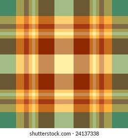 Seamless plaid pattern in trendy colors