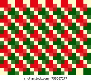 Seamless plaid pattern vector