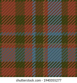 Seamless plaid pattern vector background for flannel shirt, blanket, throw or other modern textile design.
