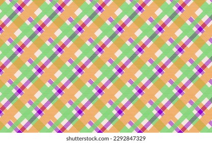 
Seamless Plaid pattern with Vector background. Bold color tartan plaid seamless pattern Free Vector.
