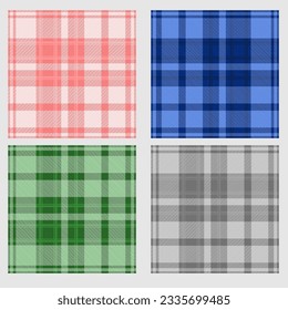 Seamless plaid pattern vector background. Herringbone classic tartan check plaid for scarf, poncho, blanket, coat, jacket, or other fashion textile design.