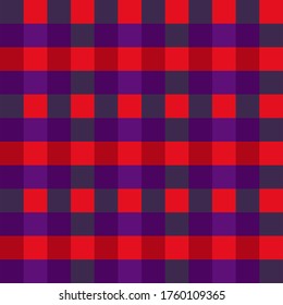 Seamless  plaid pattern. Vector checkered fabric texture print in shades of 
colorful.