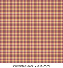 Seamless Plaid Pattern in Warm Autumnal Hues for Fabric and Textile Design