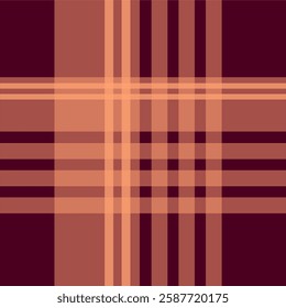 seamless plaid pattern in warm brown and maroon tones, perfect for textile design, backgrounds, and digital projects. Classic checkered design for fashion, autumn themes, and vintage styles.