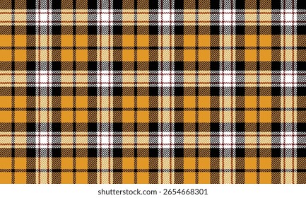 Patrón de cuadros sin costuras, amarillo, blanco, negro, rojo, transmite estilo fresco y clásico para el diseño de faldas, pantalones, vestidos y ropa de moda que son únicos y distintivos.