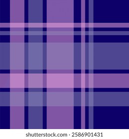 seamless plaid patterns in purple and navy tones. High-quality vector files, perfect for prints, textiles, wallpapers, and digital designs.
