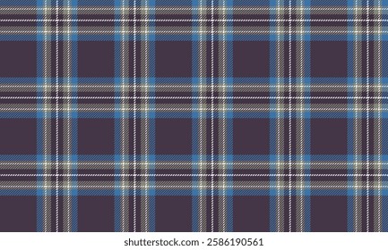 Seamless plaid, purple, blue, green, white, suitable for designing clothes, skirts, pants, giving a bright and lively look, adding fun to every outfit.