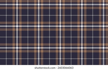 Seamless plaid, purple, brown, white, conveys elegance and warmth, suitable for designing clothes, skirts and pants to look unique and stylish.