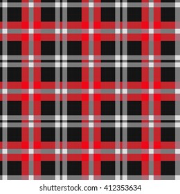 Seamless Plaid Tartan Pattern Fabric Textile Background