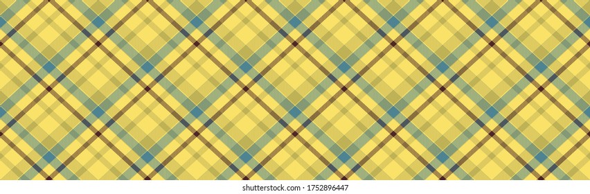 Seamless plaid tartan scotland texture with rhombuses - Vector illustration