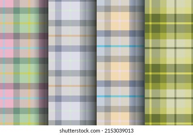 seamless plaid vector artwork print