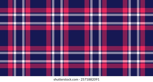 Seamless plaid vector design for fabric, perfect for creating chic clothing, refined home decor, and stylish accessories. A timeless pattern with a luxurious touch.