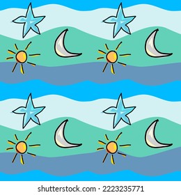 seamless playfull child joy background decoration cartoon