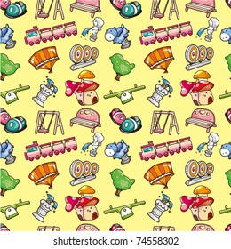 seamless playground pattern