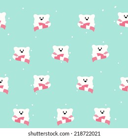 seamless polar bears