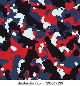 Seamless police camo texture vector