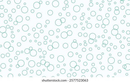 Seamless polka background. Abstract water bubble background 