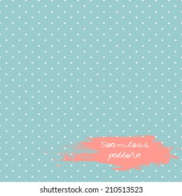 Seamless Polka dot background