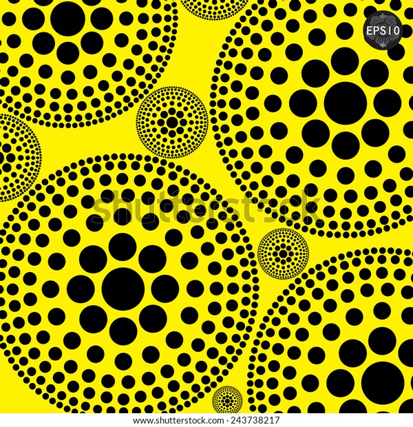 Seamless Polka Dot Background Stock Vector (Royalty Free) 243738217