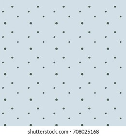Seamless Polka dot background, Hand Drawn mini circle, Grungy painted ornament. Vector brush strokes design elements. Wallpaper, furniture fabric, textile.