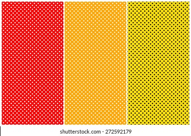 Seamless polka dot pattern