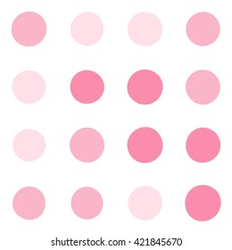 Seamless polka dot pattern