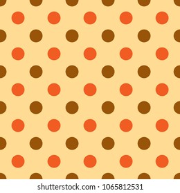 seamless polka dot pattern background for albums, scrapbooks, decorating, arts and crafts. Bright texture in polka dots. Seamless texture. Children's style. fabric. Covers.Vector illustration. Eps 10.