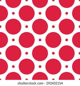 Seamless Polka Dot Pattern Background Stock Vector (Royalty Free ...