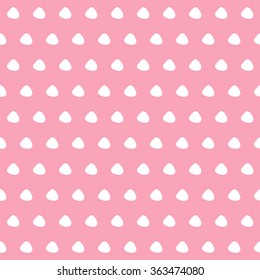 Seamless polka dot pattern background for use in the textile printing and design packages