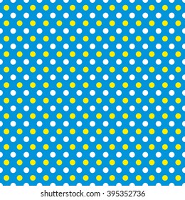 Seamless polka dot pattern background