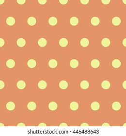 Seamless polka dot pattern background