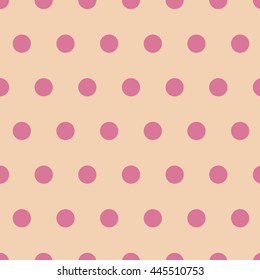 Seamless polka dot pattern background