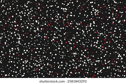Seamless polka dot pattern with a casual, stylish doodle texture, perfect for trendy backgrounds, fashion designs, or playful projects.