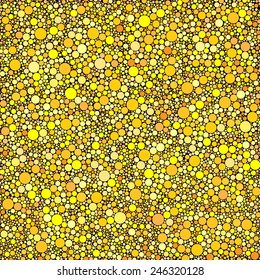 Seamless polka dot pattern. . Repeating abstract background with circles