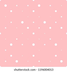 Seamless Polka Dot Pattern. Vector Background For Web, Print, Wallpaper And Other Design.