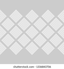 Seamless polka dot pattern. Vector geometric black and white background. Can be used in printing, textile, wrapping, web-design.