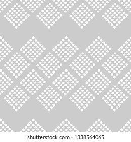 Seamless polka dot pattern. Vector geometric black and white background. Can be used in printing, textile, wrapping, web-design.