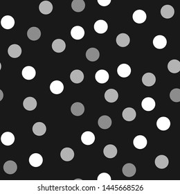 Seamless Polka Dot Pattern. Vector Background For Web, Print, Wallpaper And Other Design.