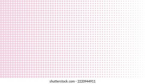 Seamless polka dot pattern. Vector repeating texture. Polka dot with color pastel background. Pink polka dot pattern. Pink polka wrapping texture. Vector illustration