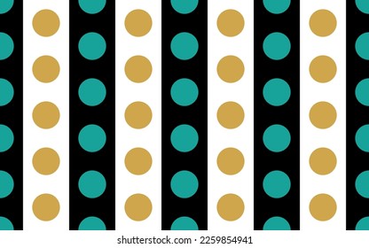 Seamless polka dot pattern. Vector Illustration.