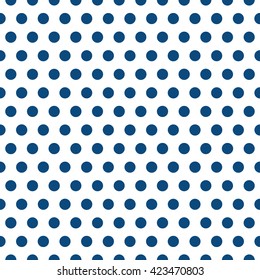 Seamless polka dot pattern. Vector repeating texture.
