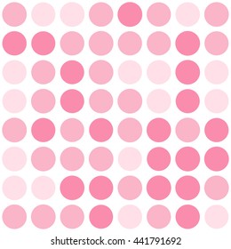 Seamless polka dot pattern. Vector repeating texture.