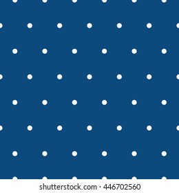Seamless polka dot pattern. Vector repeating texture.