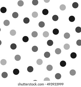 Seamless Polka Dot Pattern. Vector Background For Web, Print, Wallpaper And Other Design.