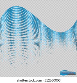 Seamless polka dot pattern, vector background