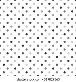 Seamless Polka Dot Pattern. Vector Background For Web, Print, Wallpaper And Other Design.