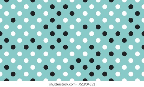 Seamless polka dot pattern. Vector repeating texture.